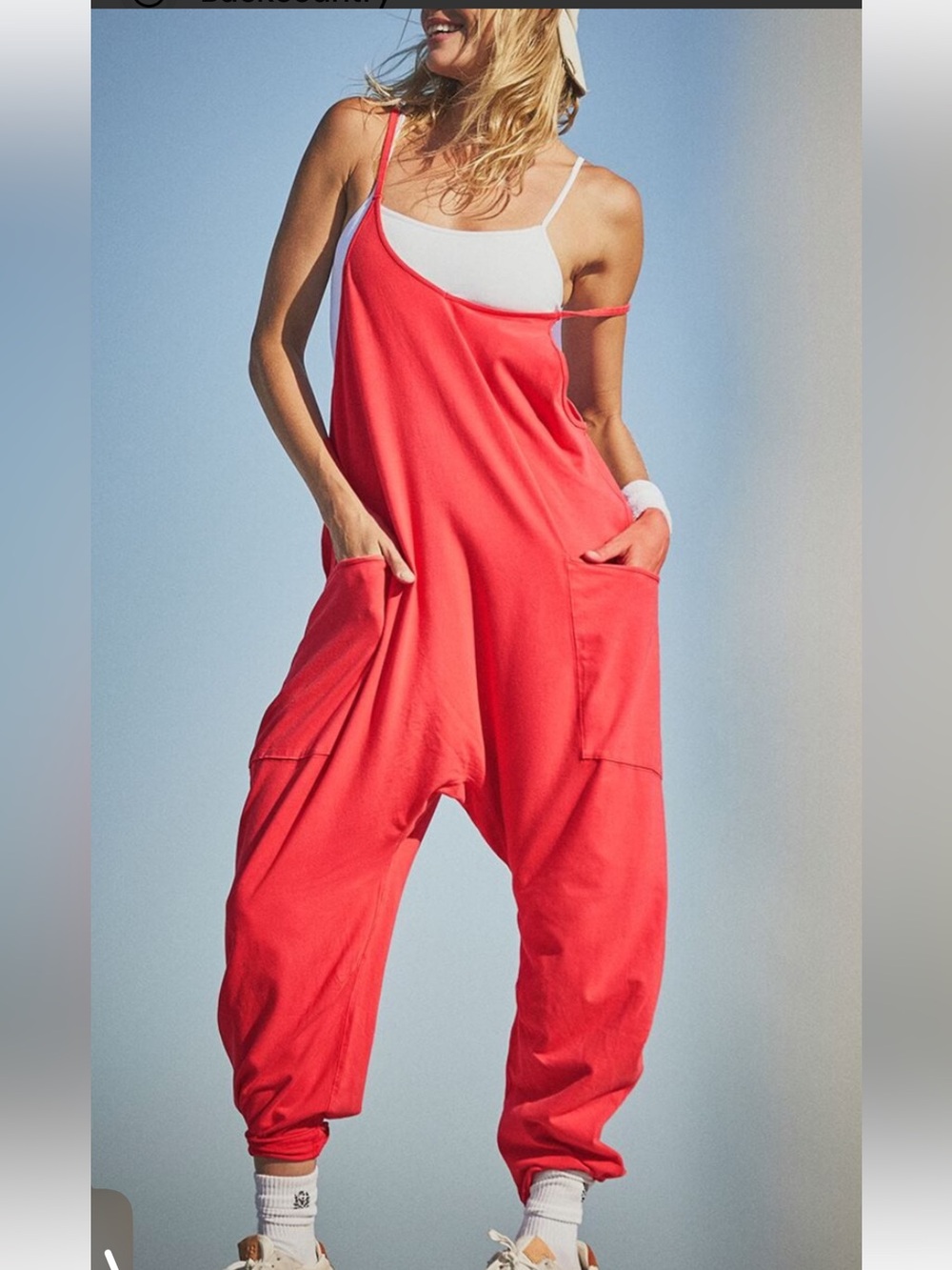 Free People Movement Strappy Jumpsuit w/Pockets. Size XS